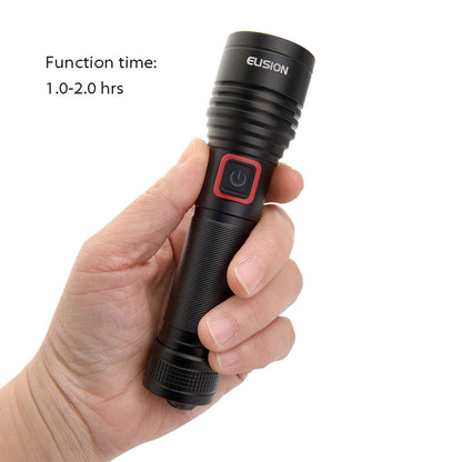 Rechargeable  Laser LED Flashlight Zoomable Power LED Aluminum Body EL8012