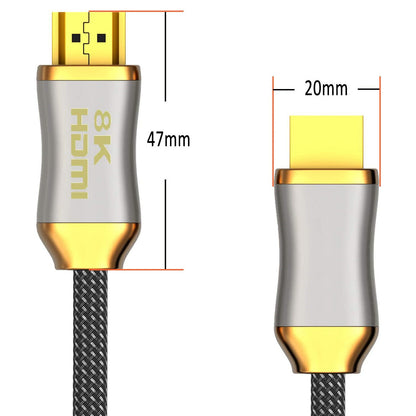 كابل HDMI عالي الجودة بدقة 8K وسرعة فائقة 48 جيجابت في الثانية و4K و120 هرتز وHDR ديناميكي