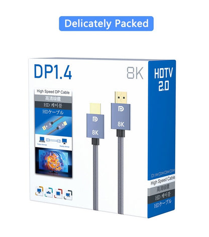 DisplayPort to DisplayPort Cable 8K DP 1.4 Display Port Cable