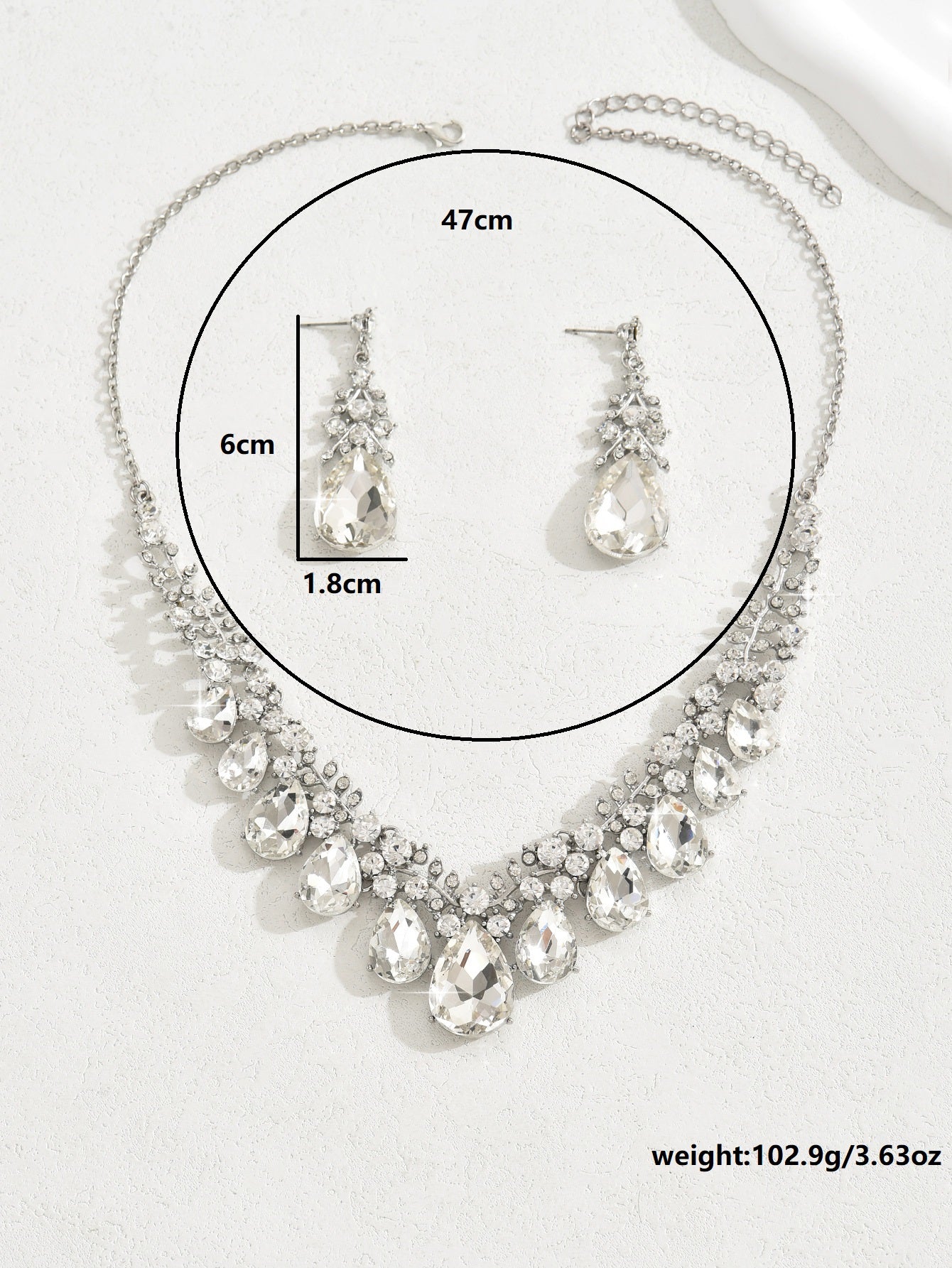 Crystal Jewelry Set, Wedding Necklace, Birthday Party 80826501