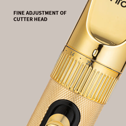 Golden Electric Hair Blades Trimmer Home Haircut Clippers LR-X9