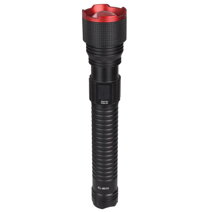 Zoomable Laser Power LED Flashlight Rechargeable LED Aluminum Body EL8010